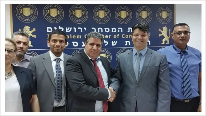 La embajada de Costa Rica recibe un reconocimiento de amistad de parte de la Cámara de Comercio de Jerusalén