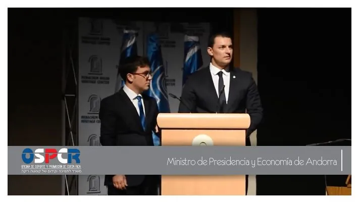 El ministro de Presidencia y Economía de Andorra estuvo presente en el Concierto por la Paz