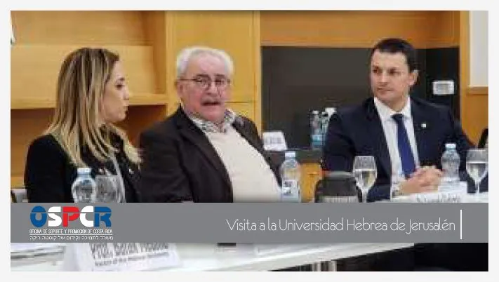 La comitiva iberoamericana invitada por la OSPCR visitó la Universidad Hebrea